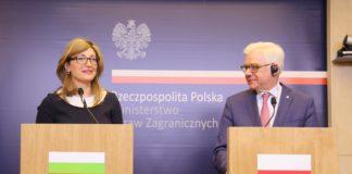 Екатерина Захариева е на еднодневно посещение в Полша. Снимка: пресцентър МВнР