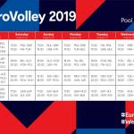 График Евроволей. Снимка: БВФ