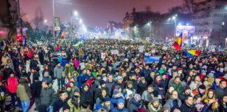 Антикорупционните протести в Букурещ, януари 2017 г. Снимка: wikimedia commons