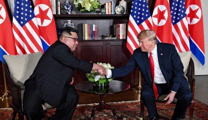 Срещата на Доналд Тръмп и Ким Чен Ун в Сингапур, 2018 г. Снимка: whitehouse.gov