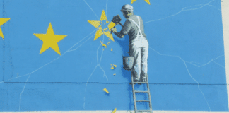 Брекзит. Снимка: Banksy