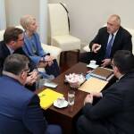 Кадър от срещата в Министерски съвет. Снимка: Пресцентър МС