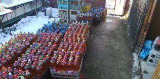 Безакцизен алкохол. Снимка: пресцентър МВР