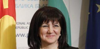 Председателят на Народното събрание Цвета Караянчева. Снимка: пресцентър НС