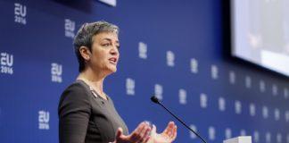 Европейският комисар за конкуренцията Маргрете Вестагер. Снимка: wikimedia commons