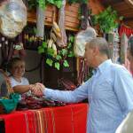 Заместник-председателят на ГЕРБ Цветан Цветанов на празника на горнооряховския суджук 2018 г. Снимка: пресцентър ГЕРБ