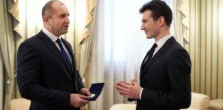 Президентът Румен Радев и Светлин Русев