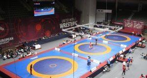 Подготовка за турнир по борба. Снимка: БФБ