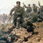 ''Напред, на нож!'' - картина от Ярослав Вешин. Снимка: Национална художествена галерия