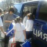 Благотворителната акция. Снимка: ОДМВР