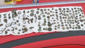 Част от ценните артефакти. Снимка: ОДМВР Бургас