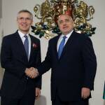 Премиерът Бойко Борисов и генералният секретар на НАТО Йенс Столтенберг, София 03.2019 г. Снимка; пресцентър Министерски съвет