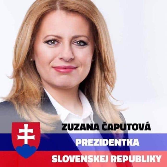 Зузана Чапутова. Снимка: Фейсбук