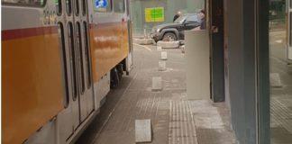 Предпазни съоръжения на софийската ул. "Граф Игнатиев"