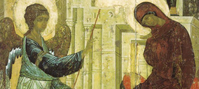 Благовещение, Андрей Рубльов