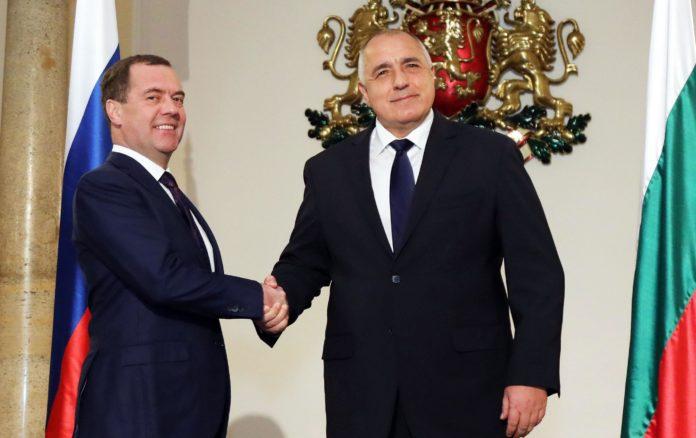 Премиерът Бойко Борисов и премиерът митрий Медведев