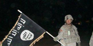 Пленен флаг на ИДИШ. Снимка: Общомедия