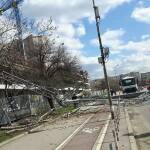 Кран падна в София