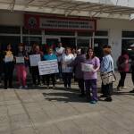 Протест на медицинските сестри в Бургас