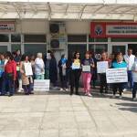 Протест на медицинските сестри в Бургас