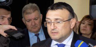 Министърът на вътрешните работи Младен Маринов. Снимка: пресцентър МВР