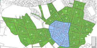 Карта на платената зона в София