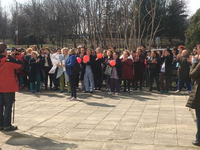 Протест на медицински сестри