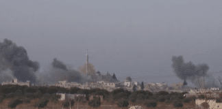 Ударът в Идлиб. Снимка: Quasion News, Общомедия