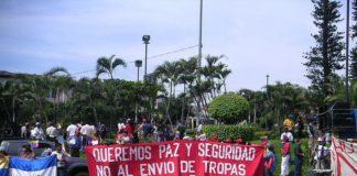 И съседен Салвадор демонстрира за Венецуела. Снимка: Общомедия