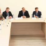 Бойко Борисов по време на посещението си във факултет ''Авиационен''. Снимка: Министерски съвет