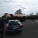 Катастрофа с училищен автобус на пътя между Айтос и Карнобат