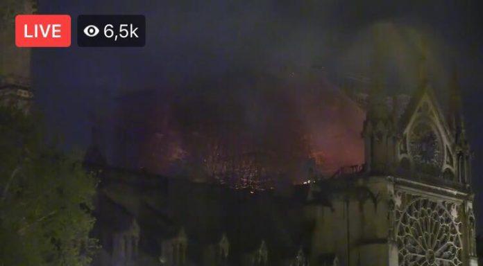Нотр Дам, пожар