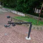 Улична лампа на две