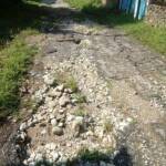 Разбита улица в Ловеч