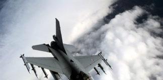 F-16A в полет. Снимка: Wikimedia Commons