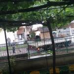 Асфалтиране по време на дъжд