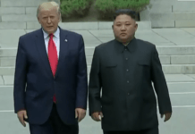 Доналд Тръмп и Ким Чен Ун