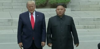 Доналд Тръмп и Ким Чен Ун