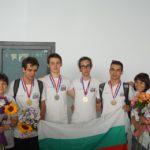 Медалистите. Снимка: Фейсбук, Сдружение на олимпийските отбори по природни науки