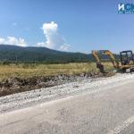 Ремонт на пътя между Самоков и Дупница