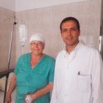 Неврохирургът и пациентката. Снимка: Пирогов