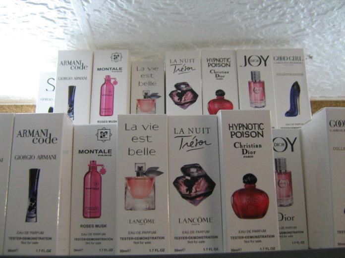 Парфюмите. Снимка: МВР - Варна