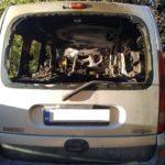 Изгорели коли