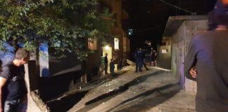 Мъже тичат към взривения автомобил. Снимка: Фейсбук, Mihail Nikolaev Stefanov‎