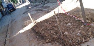 Улица в Дупница. Снимка: Фейсбук, Лили Цекова