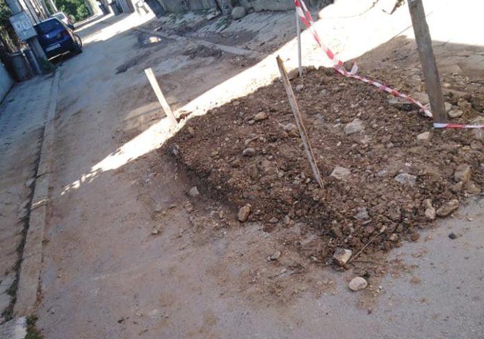 Улица в Дупница. Снимка: Фейсбук, Лили Цекова