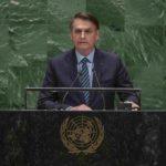 Жаир Болсонаро пред Генералната асамблея на ООН. Снимка: UN Photo