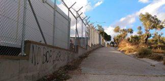 Бежанският лагер Мориа на остров Лесбос, Гърция. Снимка: Catsign/Wikimedia Commons