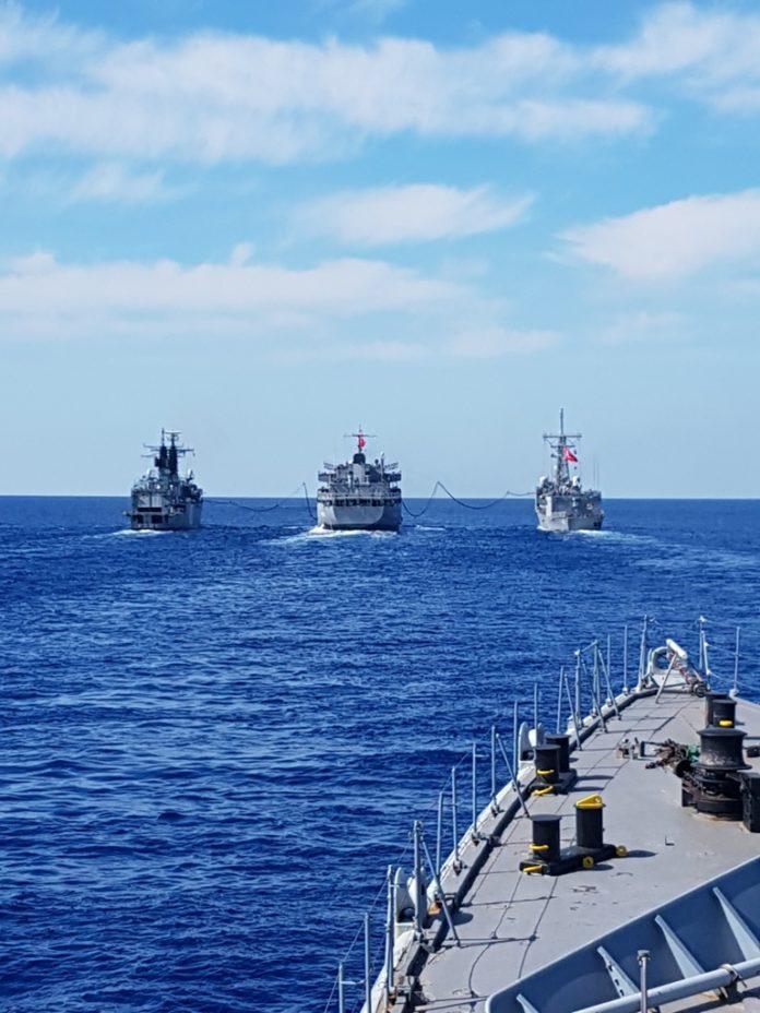 Учение ВМС. Снимка: Български Военноморски Сили