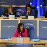 Изслушването на Мария Габриел пред Европейския парламент. Снимка: скрийншот EPTV